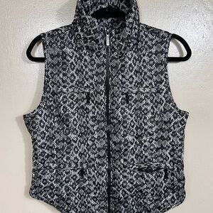 Michael Kors Monochrome Patterned Vest